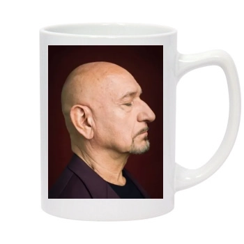 Ben Kingsley 14oz White Statesman Mug