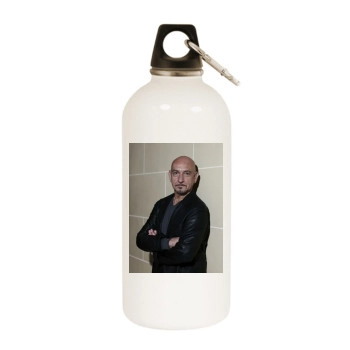 Ben Kingsley White Water Bottle With Carabiner