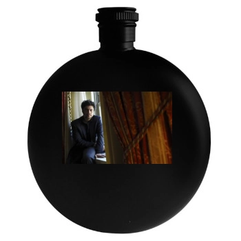 Benicio del Toro Round Flask