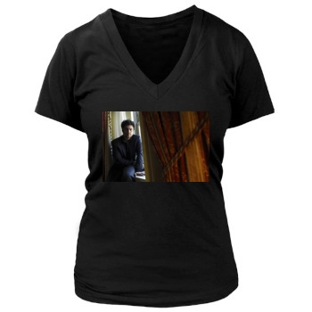 Benicio del Toro Women's Deep V-Neck TShirt