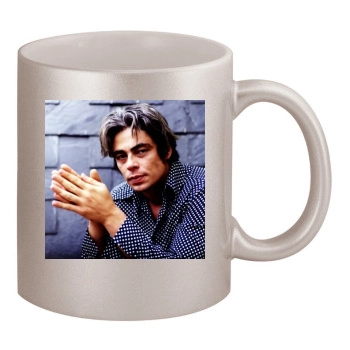 Benicio del Toro 11oz Metallic Silver Mug