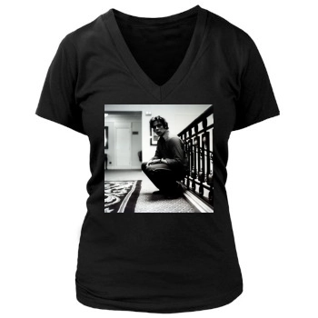 Benicio del Toro Women's Deep V-Neck TShirt