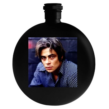 Benicio del Toro Round Flask