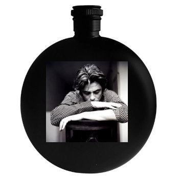 Benicio del Toro Round Flask