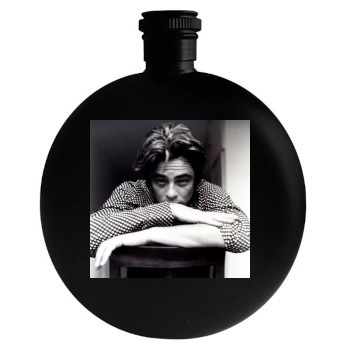 Benicio del Toro Round Flask