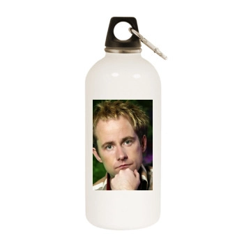 Billy Boyd White Water Bottle With Carabiner