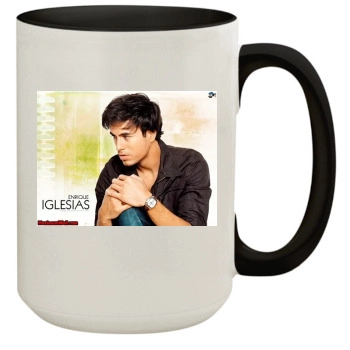 Enrique Iglesias 15oz Colored Inner & Handle Mug