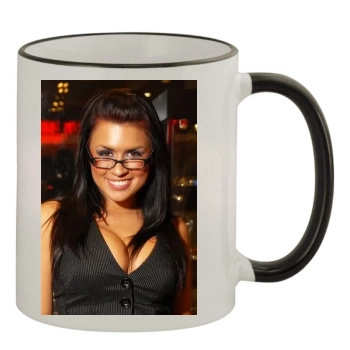 Eva Angelina 11oz Colored Rim & Handle Mug