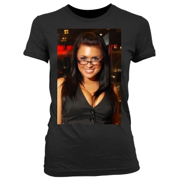 Eva Angelina Women's Junior Cut Crewneck T-Shirt