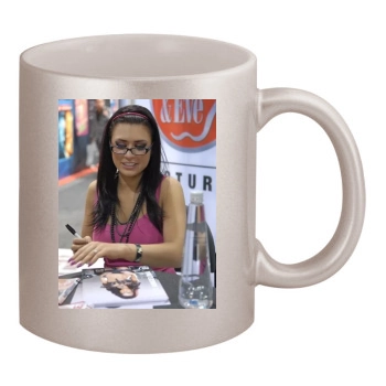 Eva Angelina 11oz Metallic Silver Mug