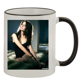 Eva Green 11oz Colored Rim & Handle Mug