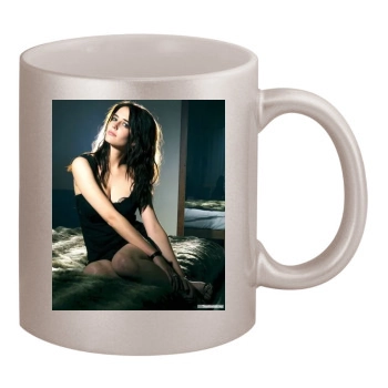 Eva Green 11oz Metallic Silver Mug