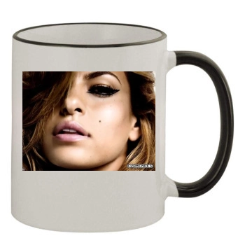 Eva Mendes 11oz Colored Rim & Handle Mug