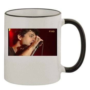 Green Day 11oz Colored Rim & Handle Mug