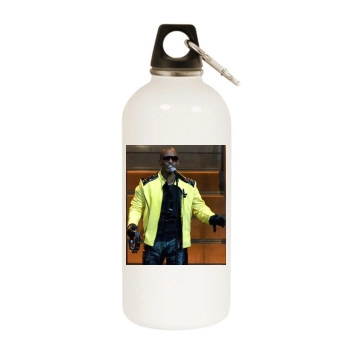 Jamie Foxx White Water Bottle With Carabiner