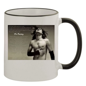 Jared Leto 11oz Colored Rim & Handle Mug