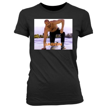 Jason Statham Women's Junior Cut Crewneck T-Shirt
