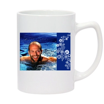 Jason Statham 14oz White Statesman Mug