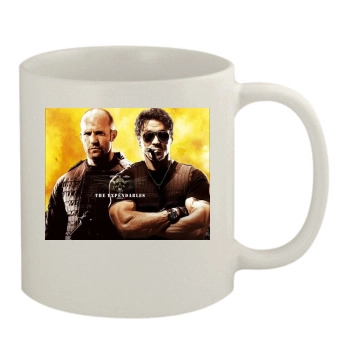 Jason Statham 11oz White Mug