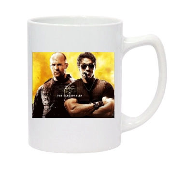 Jason Statham 14oz White Statesman Mug