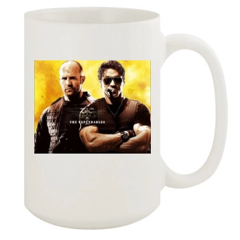 Jason Statham 15oz White Mug