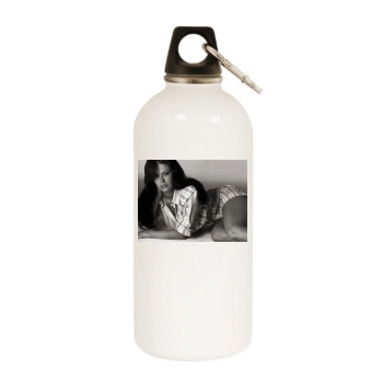 Jenna Jameson White Water Bottle With Carabiner