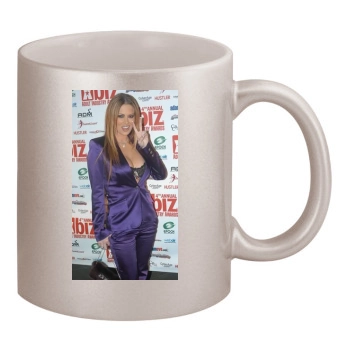 Jenna Jameson 11oz Metallic Silver Mug