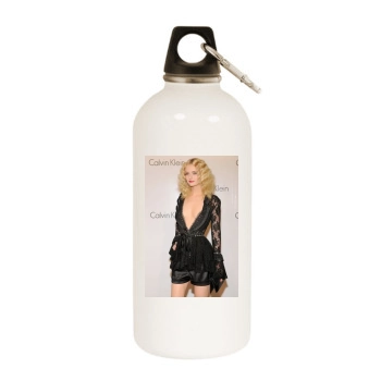 Lydia Hearst White Water Bottle With Carabiner