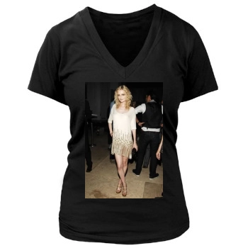 Lydia Hearst Women's Deep V-Neck TShirt