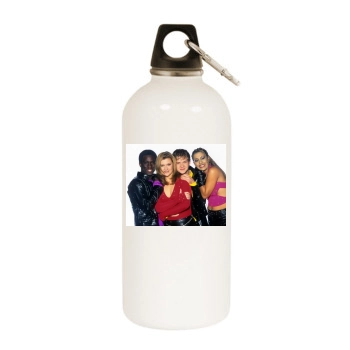 Boyz N Girlz United White Water Bottle With Carabiner