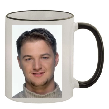 Boyzone 11oz Colored Rim & Handle Mug