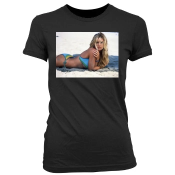 Brande Roderick Women's Junior Cut Crewneck T-Shirt