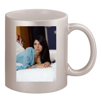 Brittny Gastineau 11oz Metallic Silver Mug