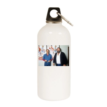 Bud Spencer White Water Bottle With Carabiner