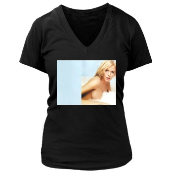 Patsy Kensit Women's Deep V-Neck TShirt