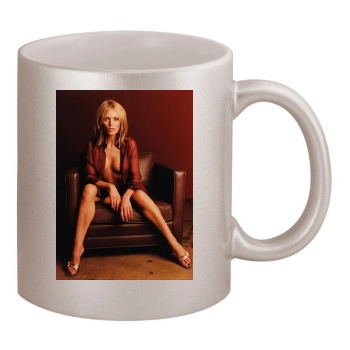 Patsy Kensit 11oz Metallic Silver Mug