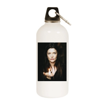 Chiara Mastroianni White Water Bottle With Carabiner