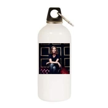 Chiara Mastroianni White Water Bottle With Carabiner