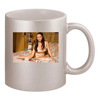 Whitney Leigh 11oz Metallic Silver Mug