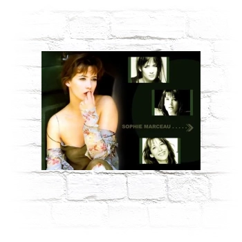 Sophie Marceau Metal Wall Art