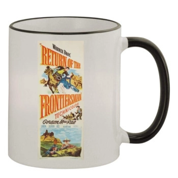 Return of the Frontiersman (1950) 11oz Colored Rim & Handle Mug