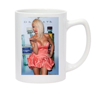 Tila Tequila 14oz White Statesman Mug