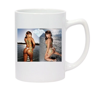 Trina 14oz White Statesman Mug