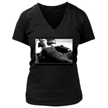 Wentworth Miller Women's Deep V-Neck TShirt