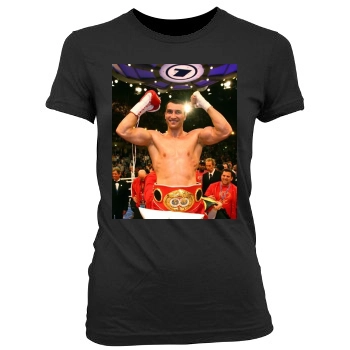 Wladimir Klitschko Women's Junior Cut Crewneck T-Shirt