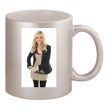 Brittany Robertson 11oz Metallic Silver Mug