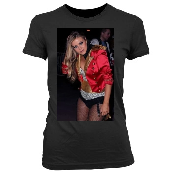 Carmen Electra Women's Junior Cut Crewneck T-Shirt