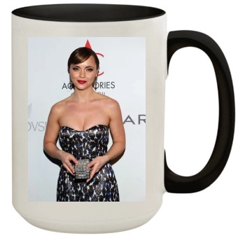 Christina Ricci 15oz Colored Inner & Handle Mug