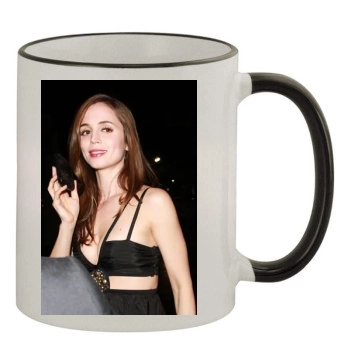 Eliza Dushku 11oz Colored Rim & Handle Mug