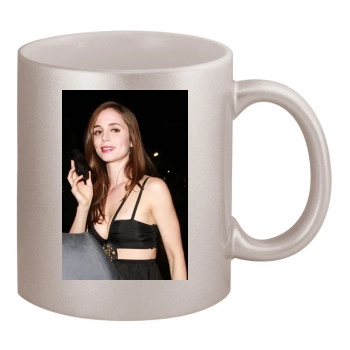 Eliza Dushku 11oz Metallic Silver Mug